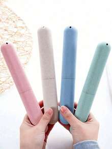 مجموعة حافظة فرشاة أسنان للسفر قطعتين، حامل فرشاة أسنان للسفر، غطاء فرشاة أسنان، واقي فرشاة الأسنان، حافظة فرشاة أسنان محمولة هجينة، رعاية نظافة فرشاة الأسنان، معدات خارجية، مستلزمات سفر متعددة الألوان، لوازم مدرسية، معدات تخييم في العطلات، مستلزمات العطلات، اكسسوارات العطلات، عطر نسائي صغير، عطر رجالي، عطر، زجاجة شاطئ، لوازم العودة إلى المدرسة