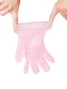 زوج من قفازات الترطيب للأيدي، لتليين وتقشير الجلد الجاف والمتشقق، أدوات العناية باليدين، من السيليكون الناعم والجل، لإصلاح البشرة، قابلة لإعادة الاستخدام، مناسبة للعناية باليدين، بيج/وردي، أدوات العناية، هدية، قفازات سيليكون ناعمة، قفازات ترطيب جل سبا، قفازات مرطبة بالصبار لإصلاح الجفاف، مقاس واحد يناسب الجميع، مثالية للترطيب المنزلي، قفازات ترطيب اليدين، هدية لأمي، عيد الأم، اكسسوارات السفر