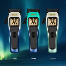 WMARK Hårklippare Elektrisk Justerbar Hårtrimmer Professionell Högeffekts Hårtrimmer Uppladdningsbar Laddningsbas Hårtrimmer Enkel Förvaring Hårklippare Herr NG-X1 POLAR - Multifärgad - Visa 3