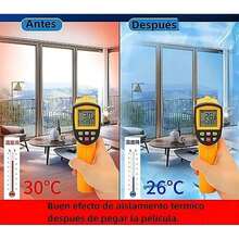 90X600CM Pelicula Privacidad Ventanas, Pelicula Privacidad Ventanas Película de Vidrio,Adherente Estático, Vinil para Ventana Protección UV para Hogar Cocina Oficina(Negro) - Negro Plata - Ver 4