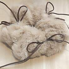 Elastic de păr pufos cu grosime de 6,88 in/17,5 cm pentru femei, elastic de păr elegant de înaltă calitate, culoare solidă, versatil pentru zi cu zi, casual, petrecere, naveta, vacanță, coadă de cal, , spălarea feței, machiaj, accesoriu de ținută, elastic de păr elastic