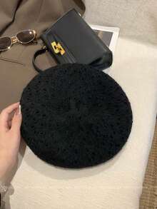 Women Beret Hats - Blue - View 10