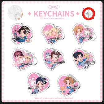 Acrylic KEY CHAINS, Kpop SKZOO/Straykid DO IT/SKZ Cartoon Style Pattern ,Kpop Fans Merch Goods ,Car Keychain Pendant Keychain Holder,Key Ring, Bag Hanging ,'STAY' Stand,Special Gifts For Stay