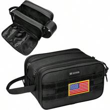 XAPY ICISM Tetry Bag For Men - Ea Large Dry Wet Separate Dopp Kit Ical Molle Travel Tetry Bag Water-Reant Shang Bag For Adult Black - 彩色 - 查看 1