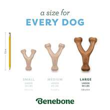 Benebone Wishbone Durable Dog Chew Toy For Aggressive Chewers, Duck, Made In USA, Large,Large - Large - 查看 6