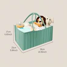 1-częściowa torba na pieluchy dla niemowląt, duża torba dla mamy, wysokiej jakości torba na pieluchy dla niemowląt, torba do szpitala położniczego, wodoodporna torba na pieluchy, jednokolorowa torba do przechowywania pieluch w pionowe paski - Wielokolorowe - Zobacz 3