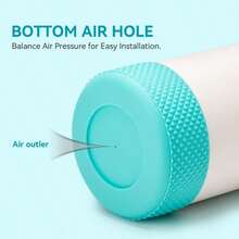 2个装，随机颜色保温杯保护套，硅胶杯套，硅胶杯底垫 - 隨機顏色 - 查看 4