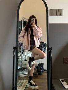 Women Jackets - Pink - View 1