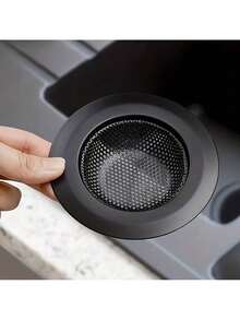 304 Stainless Steel Kitchen Sink Filter: Diameter 4.5 Inches, Suitable For Most Kitchen Sinks -304 Stainless Steel - 黑色 - 查看 2