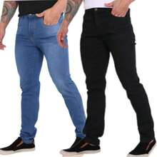 Kit Of 2 Jeans - Variety - Promotion - Men's - Immediate Shipping - Basic - Original - Premium Quality - Blue - View 1
