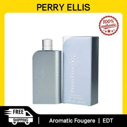 Perry Ellis 18 Men Eau De Toilette Spray 100ml&200ml  Spicy Oriental Notes Original Authenticity Long-Lasting Fragrance Men's Perfume