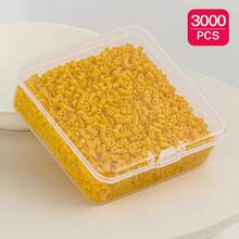 3000颗2.6毫米透明盒装迷你拼豆，像素拼豆，DIY高品质手工礼品，圣诞节、万圣节、节日礼物的完美之选 - 拼豆豆 - 查看 13