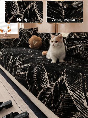 1 Parça Evrensel Kanepe Minderi Kılıfı, Modern Minimalist Kaymaz Kanepe Oturma Minderi, Toz Geçirmez ve Yıkanabilir Kanepe Kılıfı, Siyah Moda Yumuşak Solmayan, Tüy Bırakmayan Yatak Odası Dekoru Evcil Hayvan Dostu Koruyucu Kılıf, Köşe Kanepe İçin Ayarlanabilir, Yatak Odası, Ofis, Oturma Odası Kombinasyon Mobilyaları İçin Uygun, L Şeklinde Kanepe ve 1/2/3/4 Kişilik Kanepe