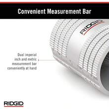 RIDGID 29983 Modelo 223S Escariador de tubos y tubos de acero inoxidable de 1/4 a 1-1/4 pulgadas tamaño pequeñoReamer - cromo - Ver 6