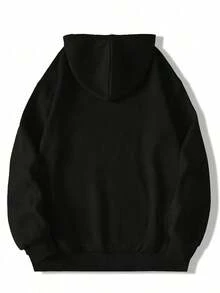 SNAPs-ON Distressed American Flag Design Unisex Hoodie For Men And Women – Durable Stylish Apparel For Tool Enthusiasts - Black - View 2