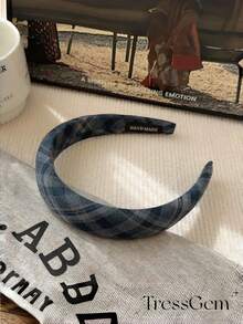 قطعة واحدة من شريط الرأس الأنيق ذو النمط البريطاني الجديد، شريط رأس واسع الحافة أنيق، قطعة رأس عتيقة أنيقة للتنقل اليومي، إكسسوار خريفي متعدد الاستخدامات للفتيات الأنيقات، شريط شعر، دياديما، حلقة شعر