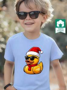 Young Boys T-Shirts - Blue - View 1