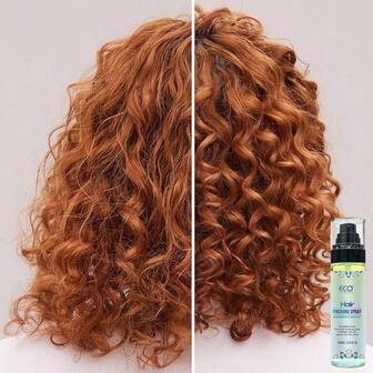 Anti-Frizz Finishing Spray For Curly Hair, Frizz Shield Styling Spray For Women, Style & Protect Hairspray, Weightless, Moisturizing & Shining, For All Hair, Color Treated Hair & Frizzy Hair, 100ml