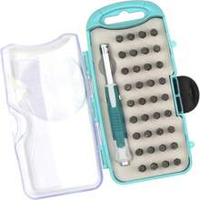 Stamp Go Metal Stamping Kit Jewelry Making, Bits With Letters, Numbers And, Teal - 最初的 - 查看 3