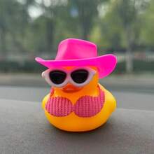 1pc Cute Beer Duck Design Car Decor Set, Retro Style Cool Black Duck Statue Figurine Collectible Mini Doll, Suitable For Car Dashboard/Motorcycle/Bicycle | Adorable Indoor/Outdoor Vehicle Accessory, Cute Little Item For My Car, Car Decoration - Thoughtful Gift - one-size - View 14
