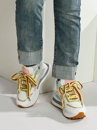 2025 New Comfortable Non-Slip Durable Thick Sole Casual Sports Shoes, Women Back To School Shoes, Couples Running Shoes, Cute & Comfortable Durable Sports Sneakers