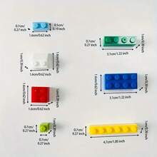 儿童益智魔力棒积木，早教益智玩具，DIY组装搭建玩具，幼儿魔杖积木套装，青少年拼图组装玩具。寓教于乐，趣味设计，激发孩子想象力，优质塑料材质，教育建筑工程套装，多种颜色和形状，生日和节日的完美礼物。