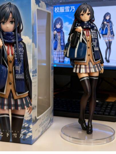 قصة حبي الشابة لها مشاكل مع الزي المدرسي، نحت الأنمي، التماثيل، نماذج الفتيات الجميلات، والزخارف