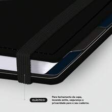 Caderno Disco + Iscool Capa Dura 140 Fls Inteligente Solid Colors - Preto - Visão 10