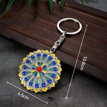 1 pieza Llavero DIY de plata estilo Kabyle, colgante para ropa, accesorio de moda marroquí popular, accesorio para actividades de festival - Multicolor - Ver 5