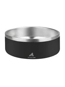 Meoky 24/42/64 Oz Pet Bowls, Three-Layer Vacuum Stainless Steel, Non-Slip, Spill-Proof, And Durable, Water And Food Trays; Suitable For Cats, Dogs, And Other Pets; - 1L - View 3