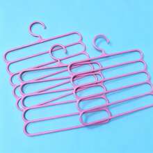 1/3 piezas Organizador de armario multifuncional antideslizante de 5 niveles, perchero de corbatas, perchero de bufandas, perchero de accesorios para el cabello, herramienta de almacenamiento doméstico práctica, ahorro de espacio, ordenado y limpio - Multicolor - Ver 7