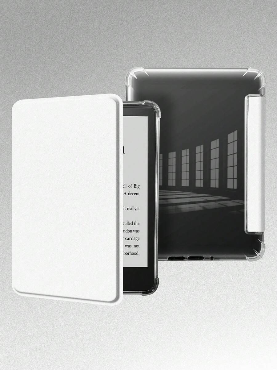 Ốp lưng TPU màu trơn, bảo vệ cơ bản cho Kindle thế hệ thứ 11 6 inch (phiên bản 2024 & 2022), siêu mỏng, trong suốt với chức năng tự động bật/tắt màn hình, cũng phù hợp với Kindle Paperwhite thế hệ thứ 12 (phiên bản 2024), có thể tùy chỉnh, thích hợp sử dụng hàng ngày và làm quà tặng ngày lễ, quà sinh nhật mùa xuân.