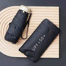 1pc Sun Umbrella, UV Protection Umbrella, Sun & Rain Umbrella, Folding Umbrella, Portable Umbrella, All-In-One Sun Umbrella, Card Bag Umbrella, 5-Fold Umbrella, Capsule Umbrella, Pocket Umbrella, Mini Folding Umbrella, Outdoor Portable Sun Umbrella, With Storage Bag, UV Protection Umbrella, Sun & Rain Umbrella, Sun Protection Product - Default - View 12