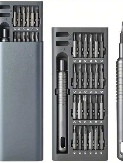 25-In-1 Multipurpose Precision Screwdriver Set, Suitable For Disassembly And Repair Of Smartphones And Tablets, Includes Various Screwdriver Bits