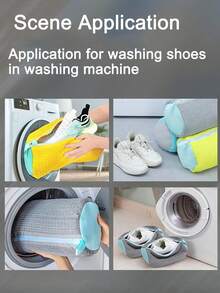 2026 New Hot Selling Shoe Wash Bags Shoe Washing Machine Bag: LaundryShoe Bag For Washer And Dryer-2pcReusable Shoe Cleaning Bag For Sneaker Tennis Shoes Unstain - Màu vàng - Xem 11