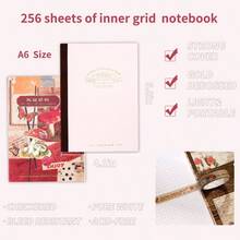 Scrapbooking Supplies Kit, Vintage Botanical Aesthetic Scrapbook Kit Bullet Junk Journal, Stationery, A6 Grid Notebook, Flower Journaling Supplies, Birthday Teen Women - 菇 - 查看 4