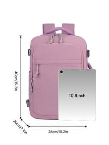 Myco Vacuum Compression Travel Backpack, Carry-On Approved, Includes Manual Air Pump, 51% More Capacity With Vacuum Compression, Fits In Suitcase, Vacuum Compression Backpack, Airplane Travel Backpack, Air Cushion Travel Bag, Vacation Travel Bag - Multicolor - View 4