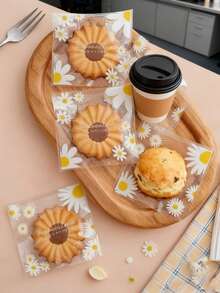 Transparent Bear Packaging Bags, Self-Sealing Bags For Baking Cookies & Brittle Candy, Self-Sealing Bags For Cookies & Candies, Single Piece Bags, Non-Stick Bags For Baking Cookies & Snacks, Cookie & Food Packaging, Thanksgiving Gifts, Christmas Gifts, Halloween Gifts, Valentine's Day Gifts, New Year Gifts