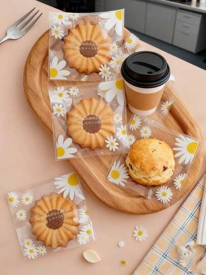 Transparent Bear Packaging Bags, Self-Sealing Bags For Baking Cookies & Brittle Candy, Self-Sealing Bags For Cookies & Candies, Single Piece Bags, Non-Stick Bags For Baking Cookies & Snacks, Cookie & Food Packaging, Thanksgiving Gifts, Christmas Gifts, Halloween Gifts, Valentine's Day Gifts, New Year Gifts