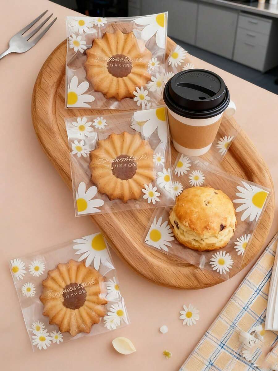 Transparent Bear Packaging Bags, Self-Sealing Bags For Baking Cookies & Brittle Candy, Self-Sealing Bags For Cookies & Candies, Single Piece Bags, Non-Stick Bags For Baking Cookies & Snacks, Cookie & Food Packaging, Thanksgiving Gifts, Christmas Gifts, Halloween Gifts, Valentine's Day Gifts, New Year Gifts