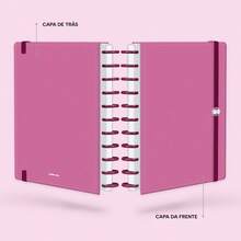 Disco Notebook + Iscool Hardcover 140 Sheets Smart Solid Colors - Mauve - View 3
