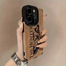 ¡Funda de Teléfono Estilo Cazador de Cabeza de Lobo!Encanto Salvaje con Protección Superior contra Caídas, Cuero Sintético de Alta Calidad, Resistente a Manchas, Engrosada, Diseño Antideslizante para iPhone 17/17 Pro/17 Pro Max/16/15/14/13/12/11 Plus/Pro/Pro Max.Funda de Teléfono Elegante y - Color mezclado 1 - Ver 4