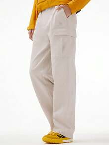 CAMEL CROWN Women's Hiking Cargo Pants, Autumn Slimming Sportswear, Windproof And Durable Wide-Leg Casual Pants - Oak Ash - View 3