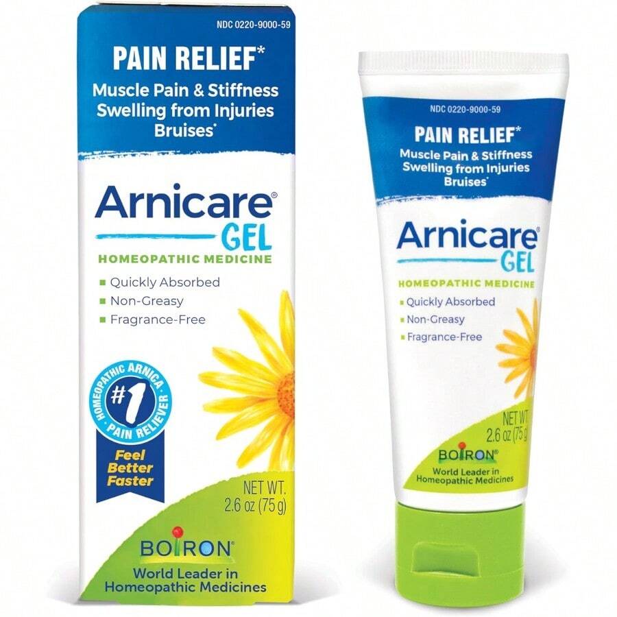 AWYYBoiron Arnicare Gel For Relief Of Joint Pain Muscle Pain Muscle Soreness And Swelling From Bruises Or Injury - N-Greasy And Fragrance-Free - 2.6 Oz - 26盎司裝(1包) - 查看 1