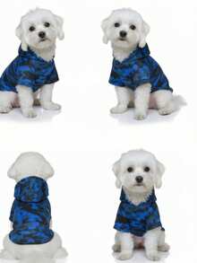 Impermeable Para Mascotas - Azul - Ver 2