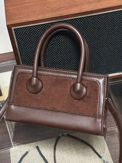 Retro High-End Handbag, Fashionable Niche Personalized Versatile Shoulder/Crossbody Bag, Suitable For Women's Daily Shopping Or Commuting