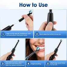 Hailicare Rotating Electric Toothbrush For Adults 5 Modes Rechargeable Electric Toothbrush With 4 Replacement Heads Deep Clean Whitening Teeth 2-Minute Smart Timer Rotation Toothbrush Can Be Given As Christmas Gifts To Parents And Friends - Multicolor - View 9