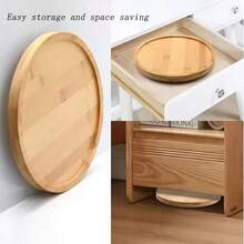 Multi-Functional Sofa Armrest Tray Table, Wide Sofa Armrest Table, Foldable, Suitable For Placing Phones, Cups, Fruits, Or Snacks, A Thoughtful Gift With A Circular Design - Multicolor - View 6