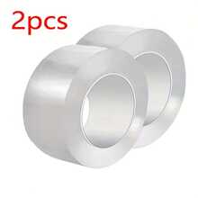 2 rolki silikonowej taśmy wodoodpornej do kuchni i łazienki, paski uszczelniające do szwów kuchennych, przezroczyste paski wodoodporne, taśma klejąca do narożników i szczelin wokół toalet łazienkowych, odpowiednia do szczelin w zlewach, trwały materiał, idealna do stosowania w domach i jadalniach. - Wielokolorowe - Zobacz 14