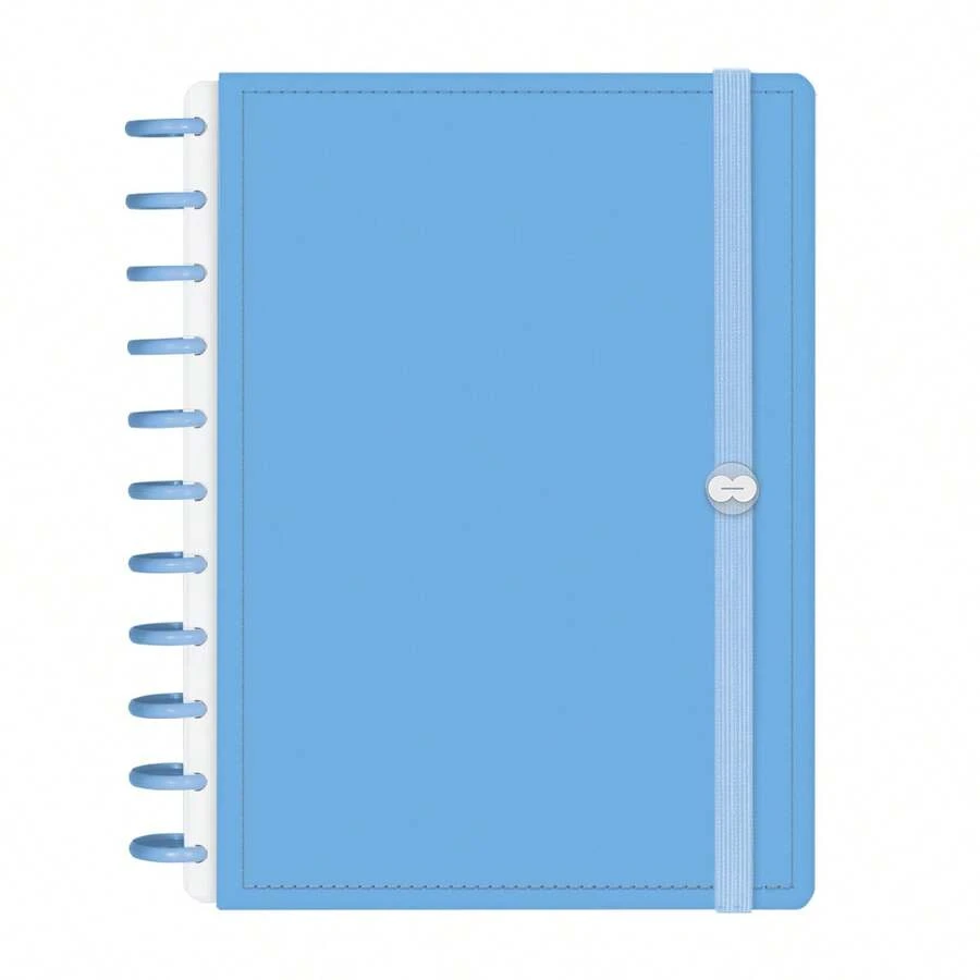 Disco Notebook + Iscool Hardcover 140 Sheets Smart Solid Colors - Light Blue - View 1